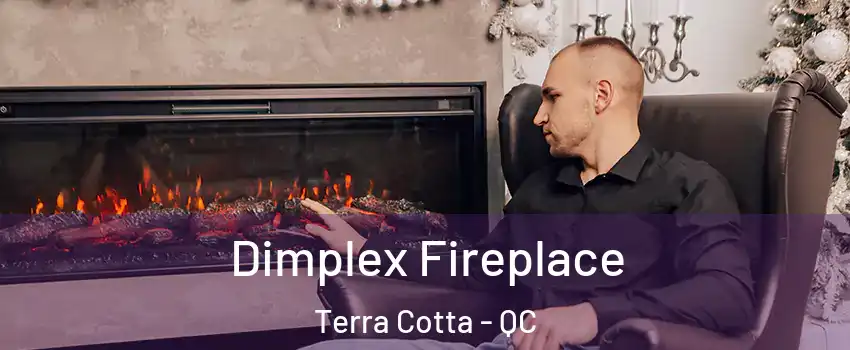  Dimplex Fireplace Terra Cotta - QC