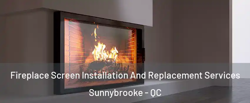 Fireplace Screen Installation And Replacement Services Sunnybrooke - QC