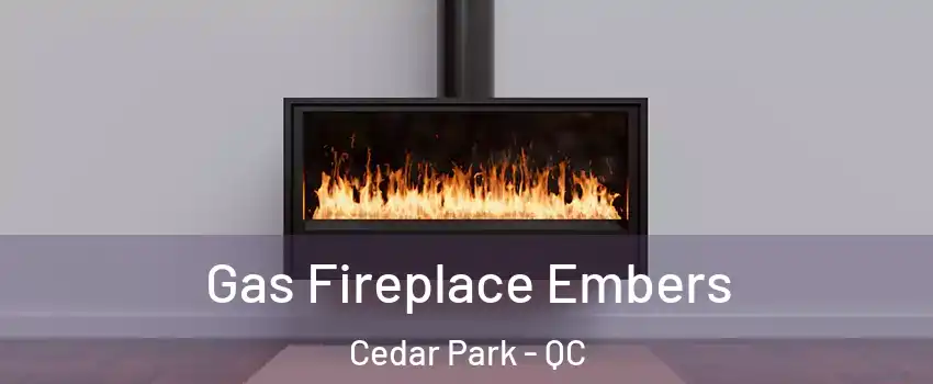  Gas Fireplace Embers Cedar Park - QC