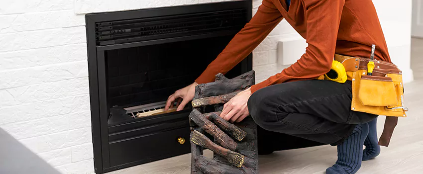 Metal Fireplace Installation in Lakeview, Quebec