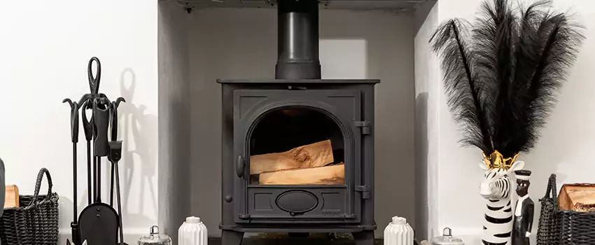 Thelin Hearth Products Providence Pellet Insert Fireplace Installation in Lakeview, QC