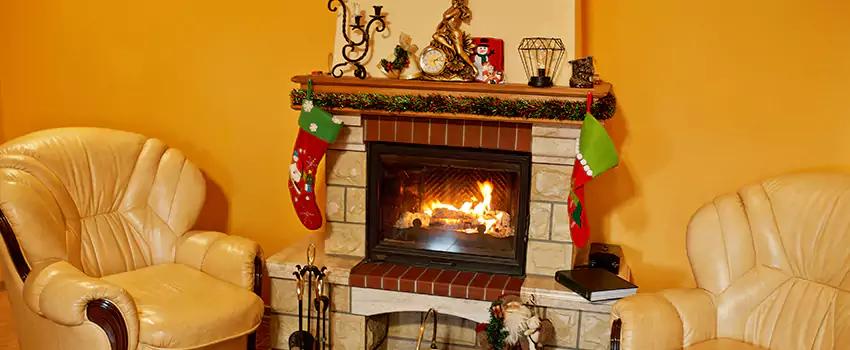 Fireplace Hearth Ideas in Lakeview, Quebec