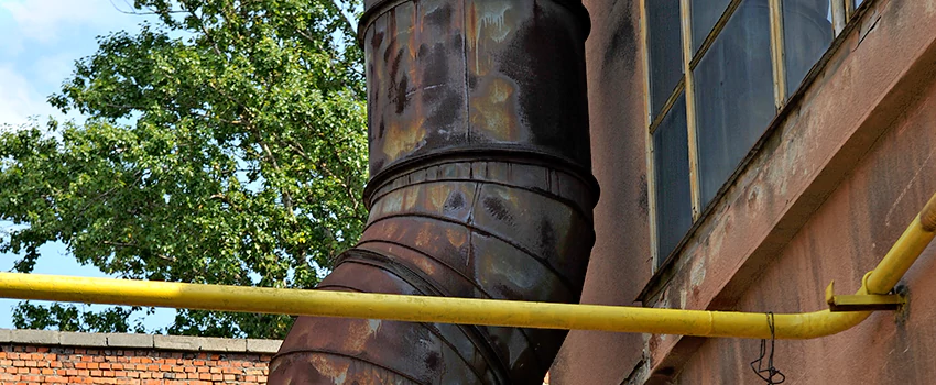 Lightning Protection Installation System for Industrial Chimneys in Lakeview, Quebec